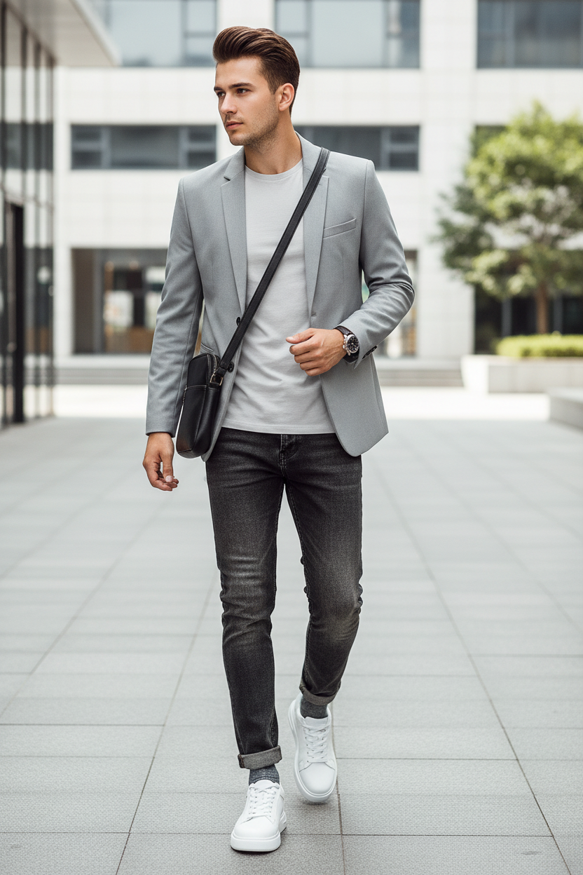 Stylish Sneaker Lifestyle Photo
